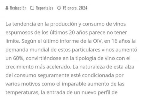 ARTÍCULO CEPAS Y VINOS: MÉTODO ANCESTRAL EN GALICIA