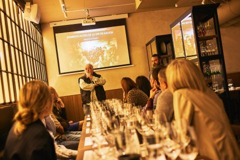 CURSO DE DOMESTICACIÓN DE LA VID EN GALICIA PARA SUMILLERES Y PRESCRIPTORES DE BARCELONA