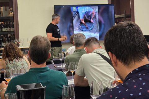 EL VITICULTOR BIODINÁMICO ALFREDO MAESTRO EN EL AULA PAADÍN