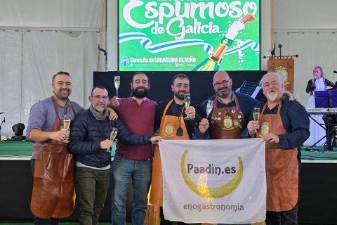 JAVIER PAADÍN, NUEVO COFRADE DE LA COFRADÍA DE LOS VINOS Y ESPUMOSOS DEL CONDADO DO TEA