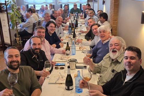 LAMPREADA ANUAL CON AMORIM, ENÓLOGOS Y BODEGUEROS DE GALICIA