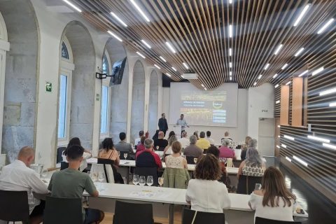 CATA VERTICAL DE VINOS DEL RIBERIO EN LA ZONA FRANCA DE VIGO